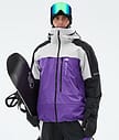 Montec Oracle Lumilautailutakki Miehet Light Grey/Black/Vivid Purple