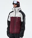 Montec Oracle Lumilautailutakki Miehet Light Grey/Black/Burgundy