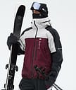 Montec Oracle Laskettelutakki Miehet Light Grey/Black/Burgundy