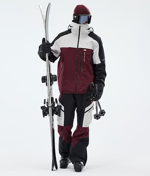 Montec Oracle Laskettelu Outfit Light Grey/Black/Burgundy
