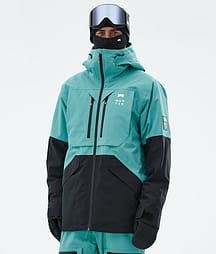Montec Arch Lumilautailutakki Miehet Turquoise/Black