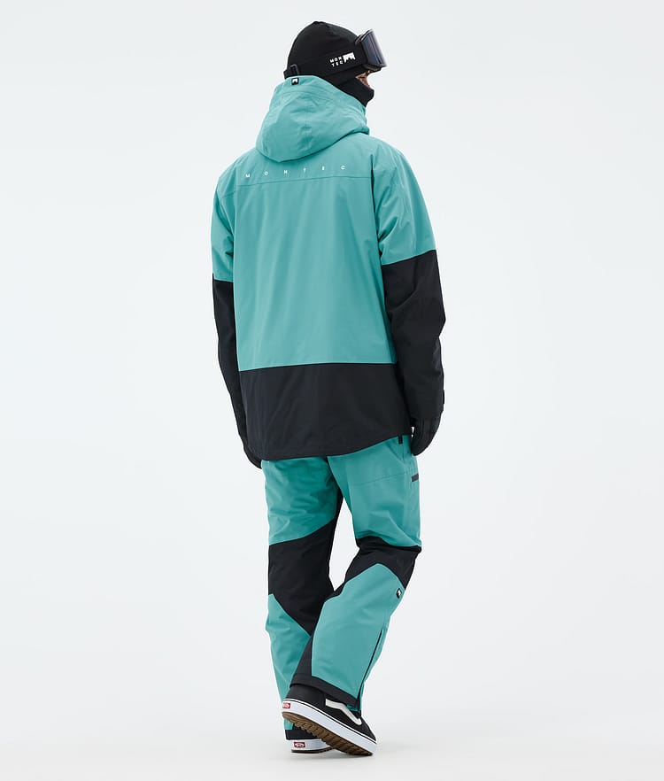 Montec Arch Lumilautailutakki Miehet Turquoise/Black, Kuva 5 / 10