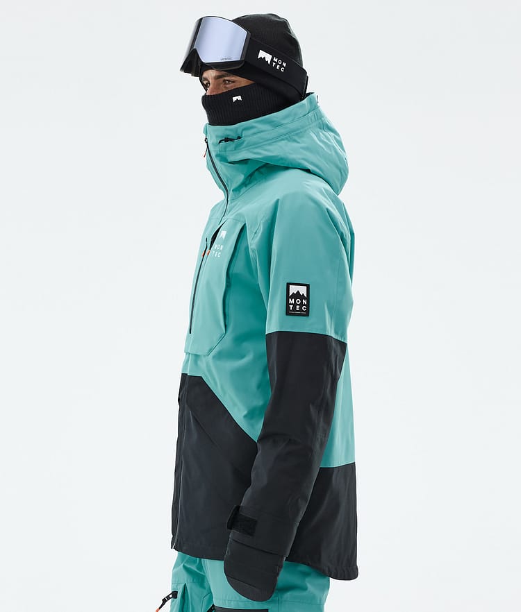 Montec Arch Lumilautailutakki Miehet Turquoise/Black, Kuva 6 / 10