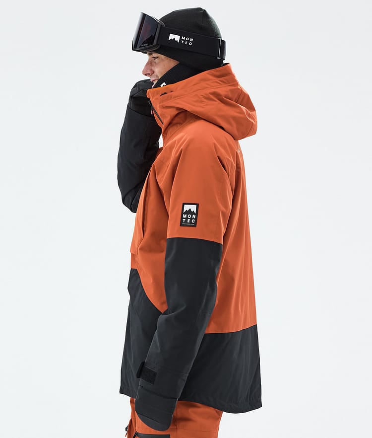 Montec Arch Lumilautailutakki Miehet Burned Orange/Black, Kuva 6 / 10