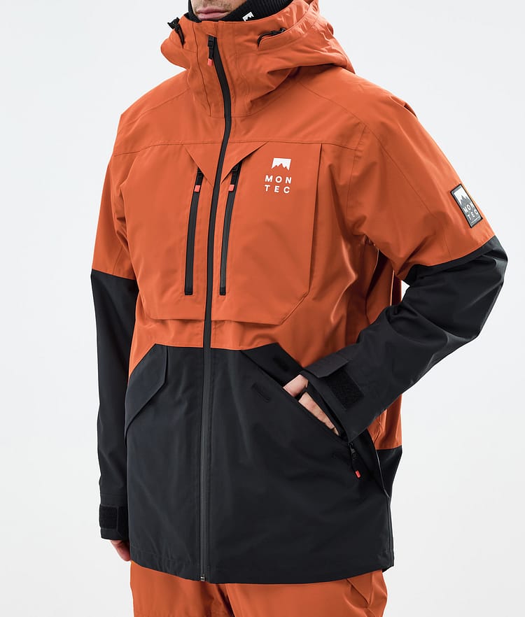 Montec Arch Lumilautailutakki Miehet Burned Orange/Black, Kuva 8 / 10