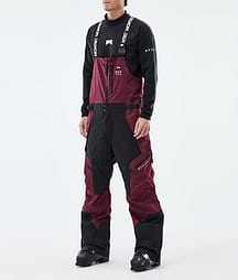 Montec Dozer Lasketteluhousut Miehet Burgundy/Black
