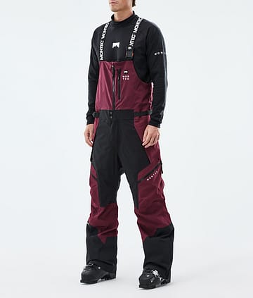Montec Dozer Lasketteluhousut Burgundy/Black