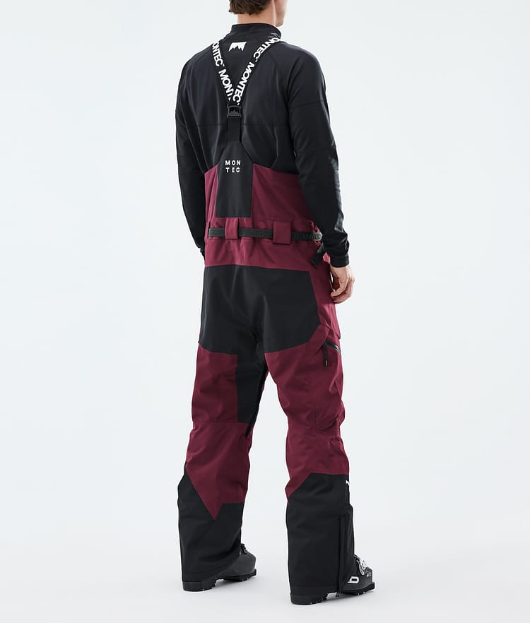 Montec Dozer Lasketteluhousut Miehet Burgundy/Black, Image 3 of 6