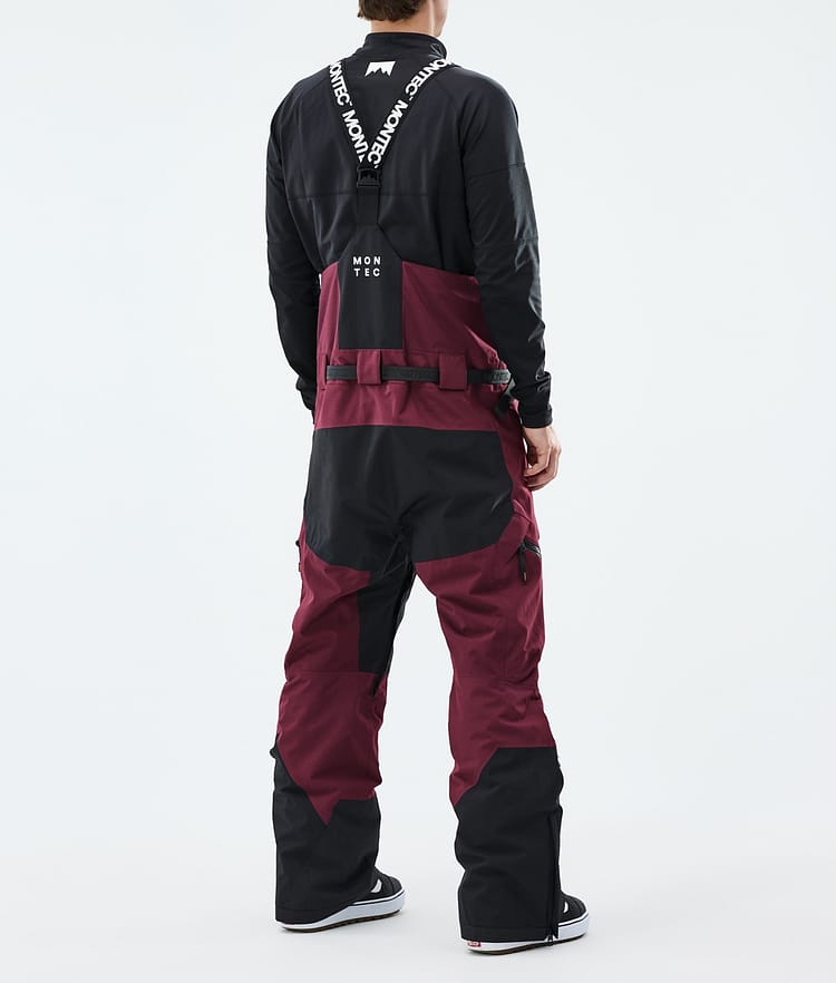 Montec Dozer Lumilautailuhousut Miehet Burgundy/Black, Image 3 of 6