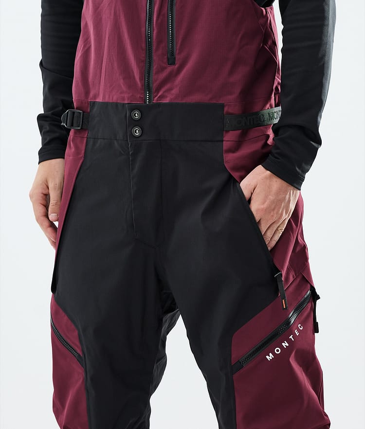 Montec Dozer Lasketteluhousut Miehet Burgundy/Black, Image 4 of 6