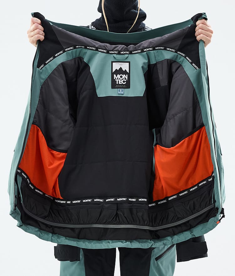 Montec Morpheus W Laskettelutakki Naiset Atlantic/Black, Kuva 10 / 10