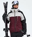 Montec Oracle W Laskettelutakki Naiset Light Grey/Black/Burgundy