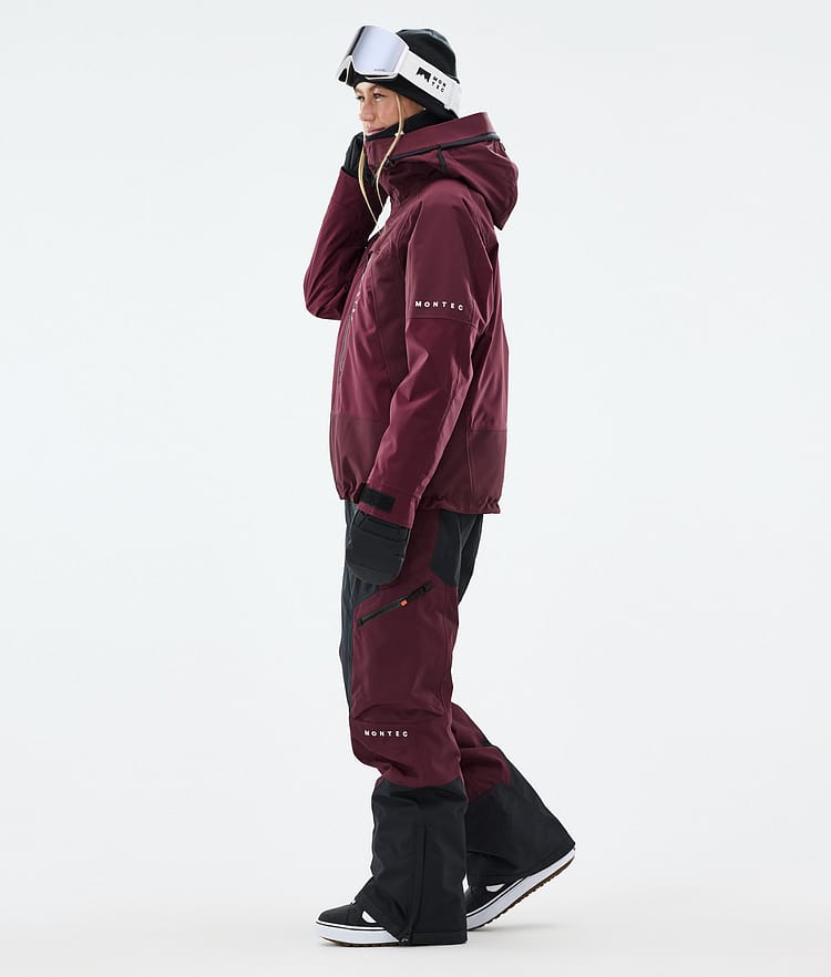 Montec Oracle W Lumilautailutakki Naiset Burgundy, Kuva 4 / 10