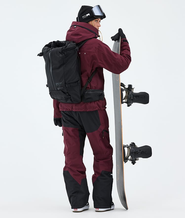 Montec Oracle W Lumilautailutakki Naiset Burgundy, Image 3 of 9