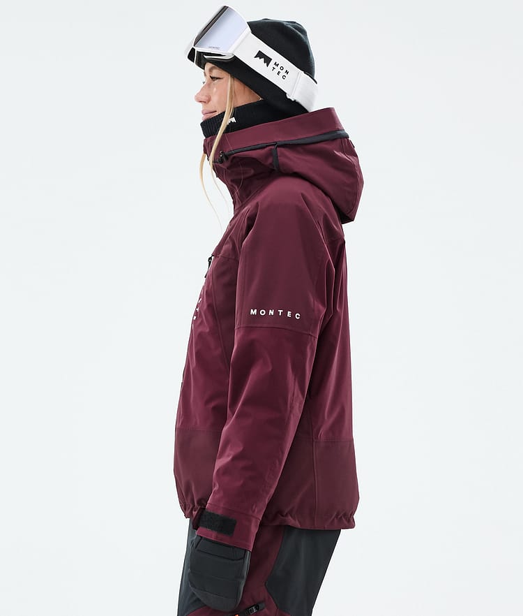 Montec Oracle W Lumilautailutakki Naiset Burgundy, Kuva 6 / 10