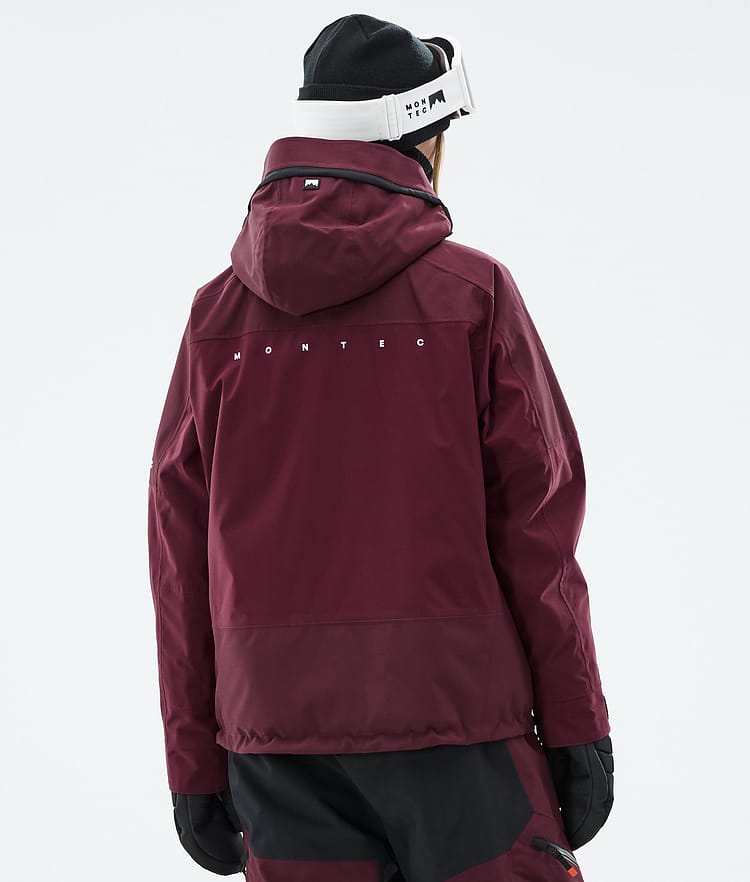 Montec Oracle W Lumilautailutakki Naiset Burgundy, Kuva 7 / 10
