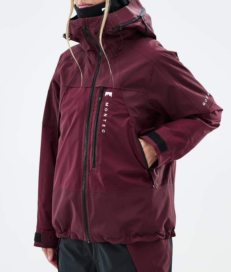 Montec Oracle W Laskettelutakki Naiset Burgundy, Kuva 8 / 10