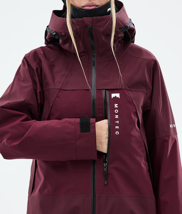 Montec Oracle W Lumilautailutakki Naiset Burgundy, Kuva 9 / 10
