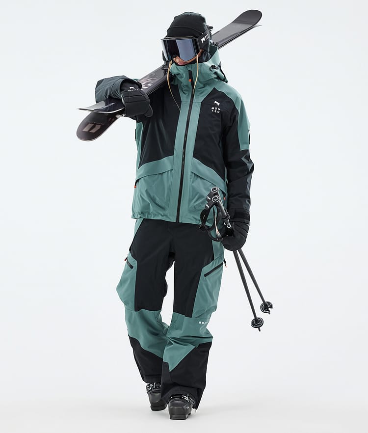 Montec Dozer W Lasketteluhousut Naiset Atlantic/Black, Kuva 2 / 7