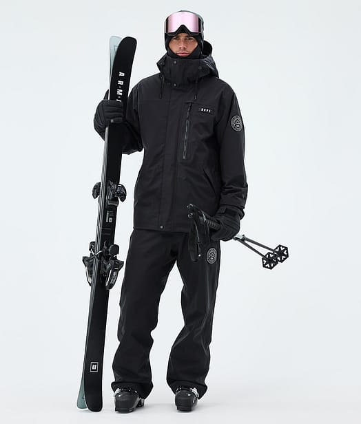 Dope Blizzard Full Zip Laskettelu Outfit Black/Sand