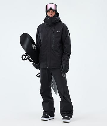Dope Blizzard Full Zip Lumilautailu Outfit Black
