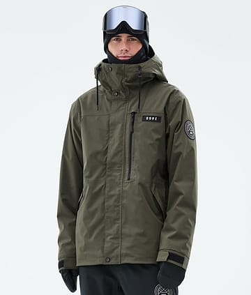 Dope Blizzard Full Zip Lumilautailutakki Olive Green