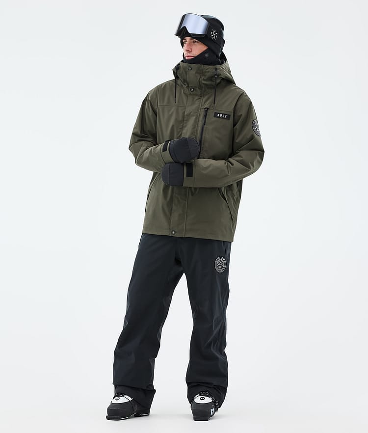 Dope Blizzard Full Zip Laskettelutakki Miehet Olive Green, Kuva 2 / 9