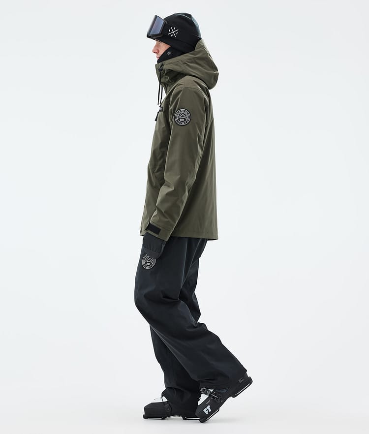 Dope Blizzard Full Zip Laskettelutakki Miehet Olive Green, Kuva 3 / 9
