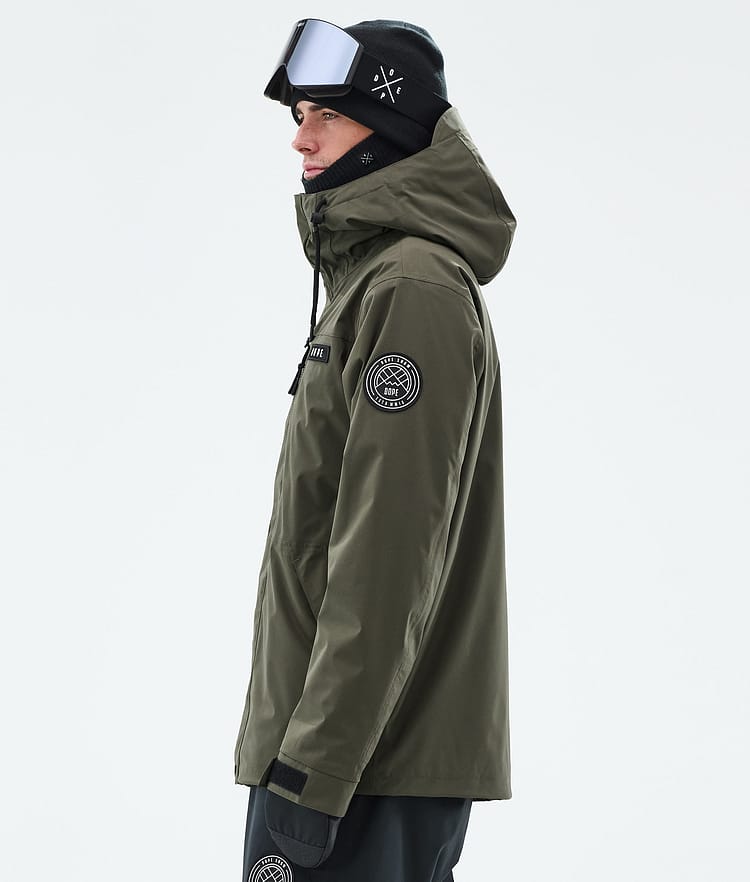 Dope Blizzard Full Zip Laskettelutakki Miehet Olive Green, Kuva 5 / 9