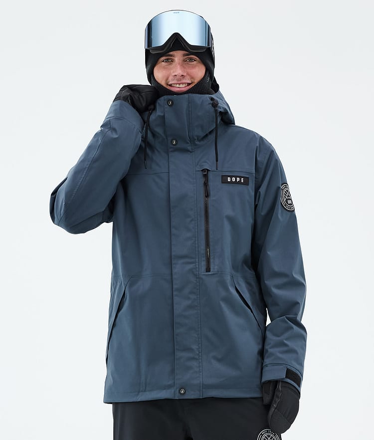 Dope Blizzard Full Zip Lumilautailutakki Miehet Metal Blue, Kuva 1 / 10