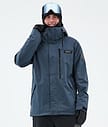 Dope Blizzard Full Zip Laskettelutakki Miehet Metal Blue