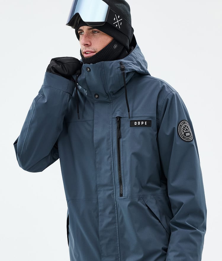 Dope Blizzard Full Zip Laskettelutakki Miehet Metal Blue, Kuva 2 / 10