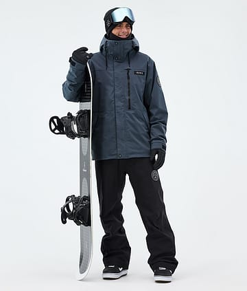 Dope Blizzard Full Zip Lumilautailu Outfit Metal Blue/Black