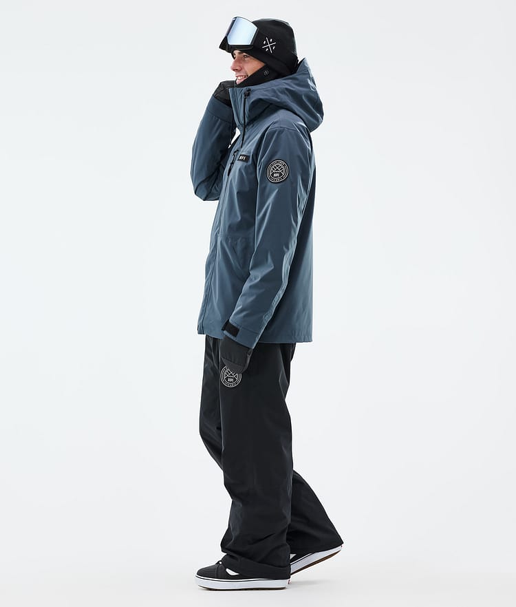Dope Blizzard Full Zip Lumilautailutakki Miehet Metal Blue, Kuva 4 / 10