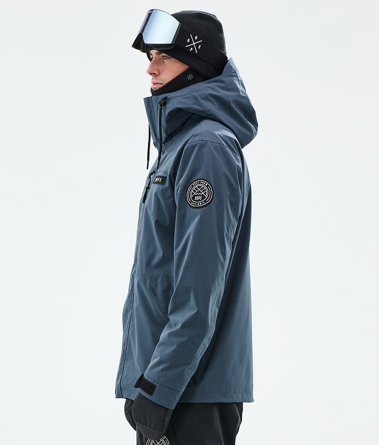 Dope Blizzard Full Zip Lumilautailutakki Miehet Metal Blue, Kuva 6 / 10