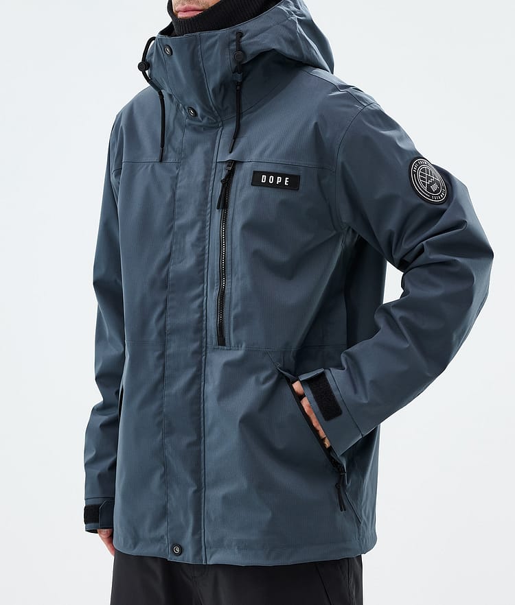 Dope Blizzard Full Zip Laskettelutakki Miehet Metal Blue, Image 7 of 9