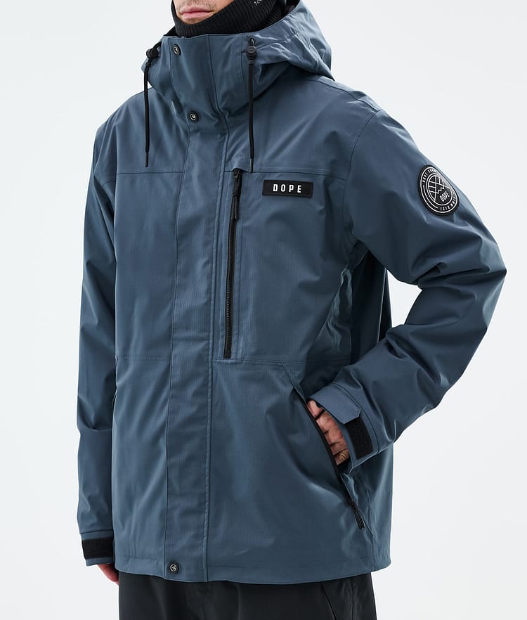 Dope Blizzard Full Zip Laskettelutakki Miehet Metal Blue, Kuva 8 / 10