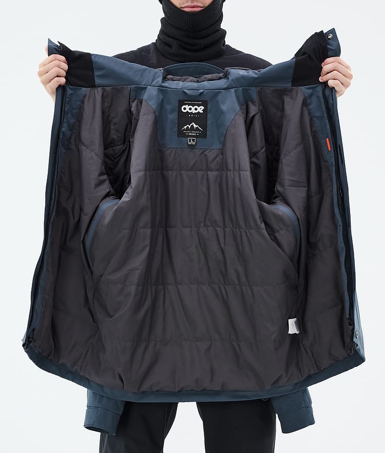 Dope Blizzard Full Zip Laskettelutakki Miehet Metal Blue, Kuva 10 / 10