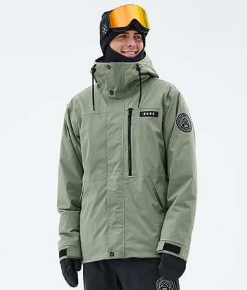 Dope Blizzard Full Zip Lumilautailutakki Moss Green