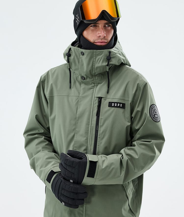 Dope Blizzard Full Zip Laskettelutakki Miehet Moss Green, Image 4 of 9