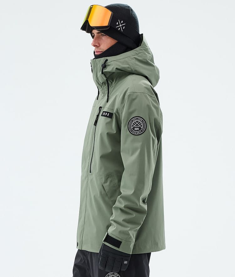 Dope Blizzard Full Zip Laskettelutakki Miehet Moss Green, Image 5 of 9
