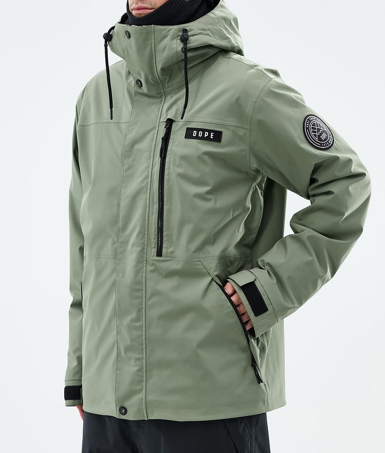 Dope Blizzard Full Zip Laskettelutakki Miehet Moss Green, Kuva 7 / 9