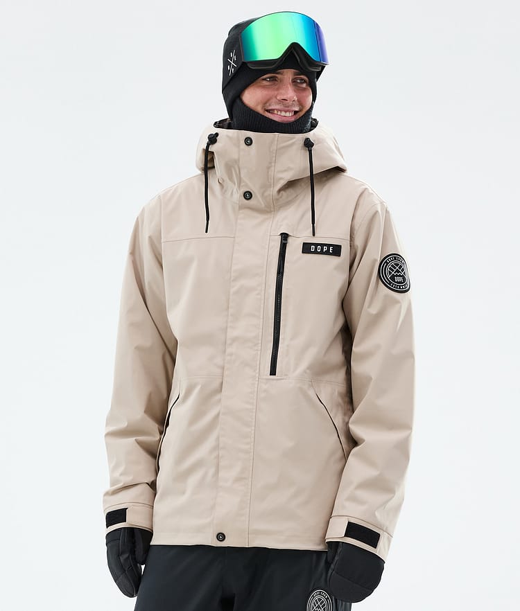 Dope Blizzard Full Zip Lumilautailutakki Miehet Sand, Kuva 1 / 9