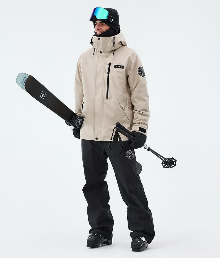 Dope Blizzard Full Zip Laskettelutakki Miehet Sand, Image 2 of 9