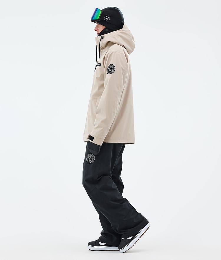 Dope Blizzard Full Zip Lumilautailutakki Miehet Sand, Kuva 3 / 9