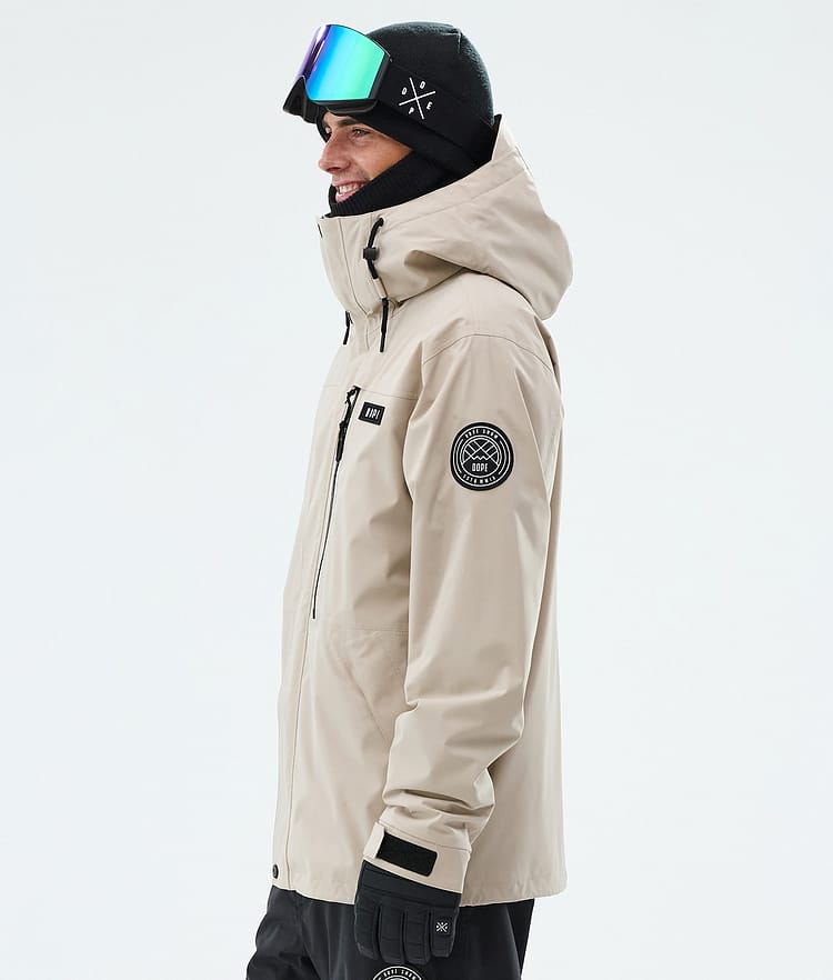Dope Blizzard Full Zip Lumilautailutakki Miehet Sand, Image 5 of 9
