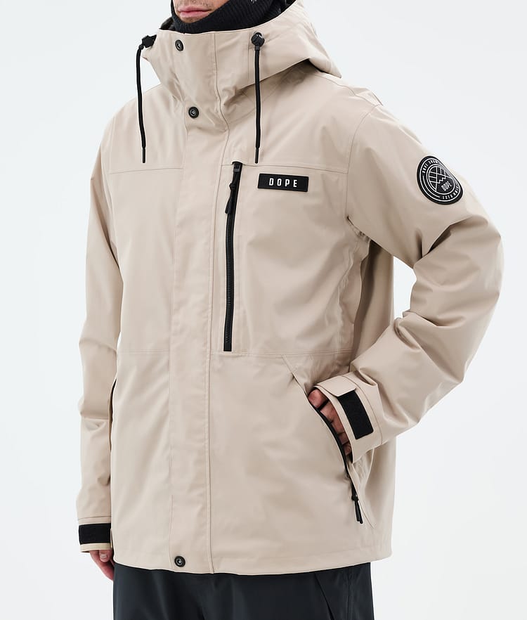 Dope Blizzard Full Zip Laskettelutakki Miehet Sand, Kuva 7 / 9