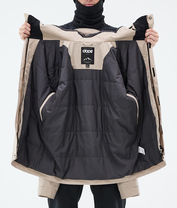 Dope Blizzard Full Zip Laskettelutakki Miehet Sand, Kuva 9 / 9