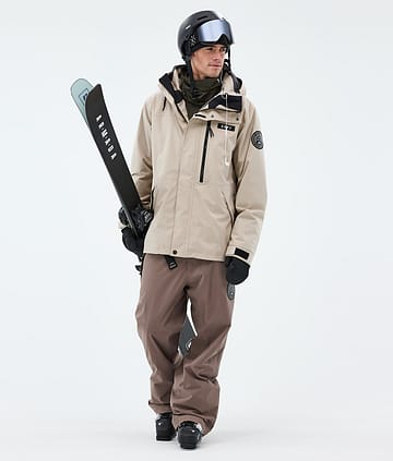 Dope Blizzard Full Zip Laskettelu Outfit Sand/Walnut