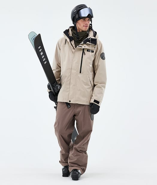 Dope Blizzard Full Zip Laskettelu Outfit Sand/Walnut